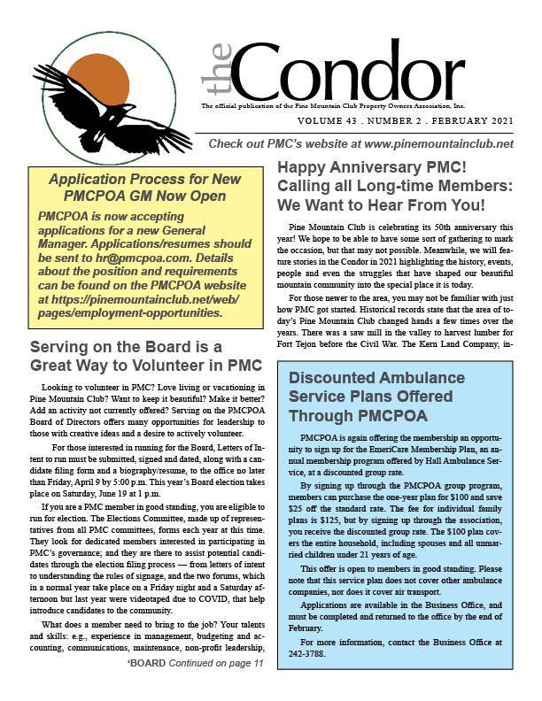 Feb 2021 Condor page 1