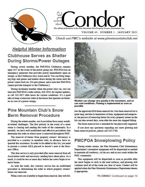 Jan. 2021 Condor page 1