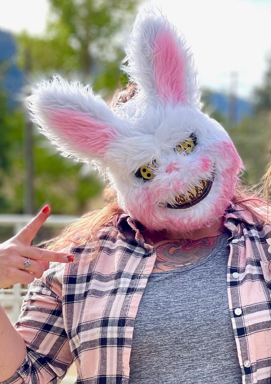 Barn Bash photo of a funny bunny costume