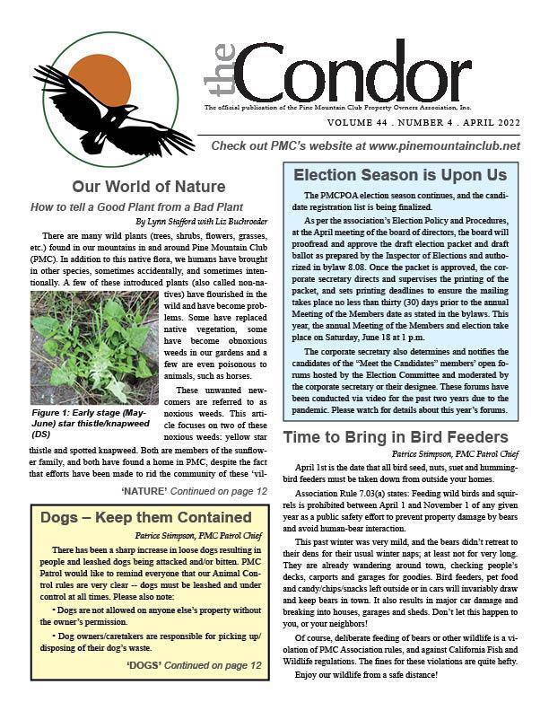 April 2022 Condor Page 1