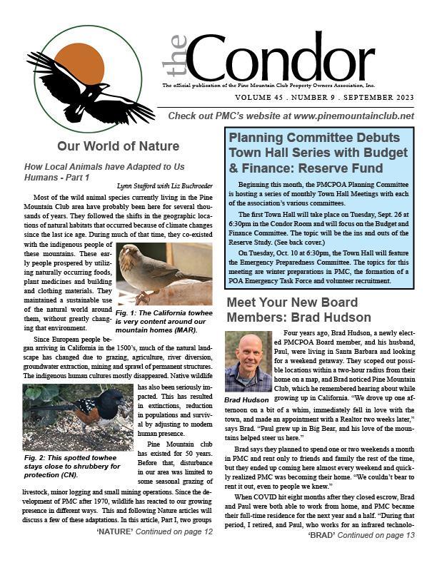 Sept. 2023 Condor Page 1 image